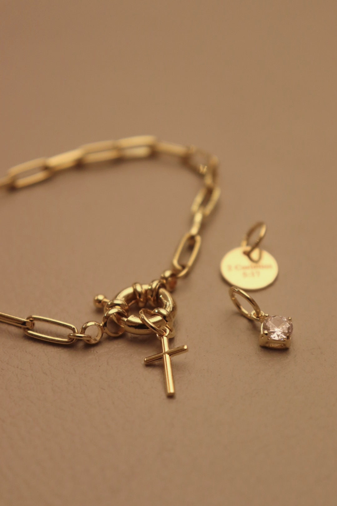 Pulseira 1 Corintios Cristal
