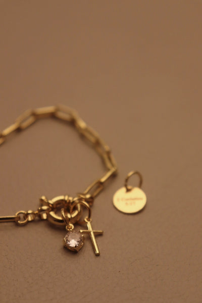 Pulseira 1 Corintios Cristal